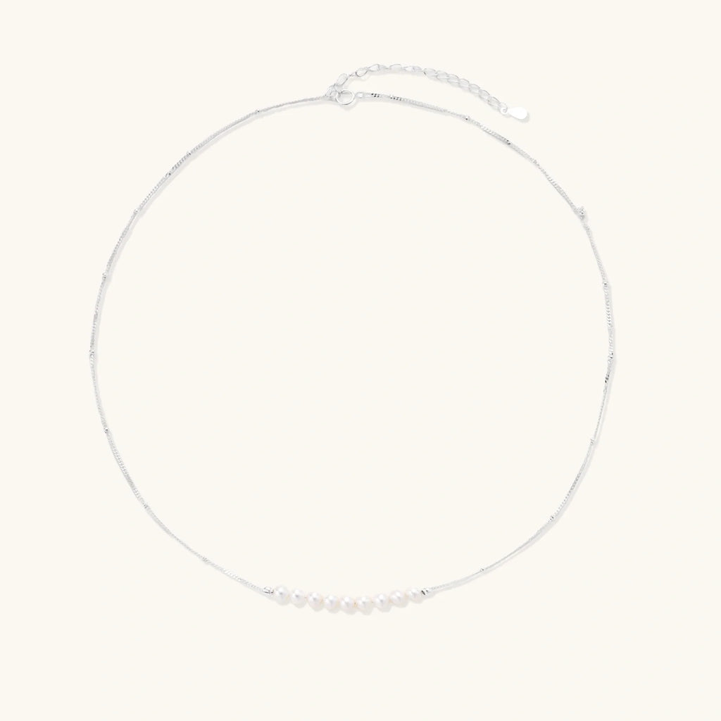 Luna Pearl Arc Halskette