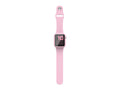 Pulseira de silicone para relógio Techancy, KC2115, com protetor de ecrã, compatível com Apple Watch 42 mm, rosa